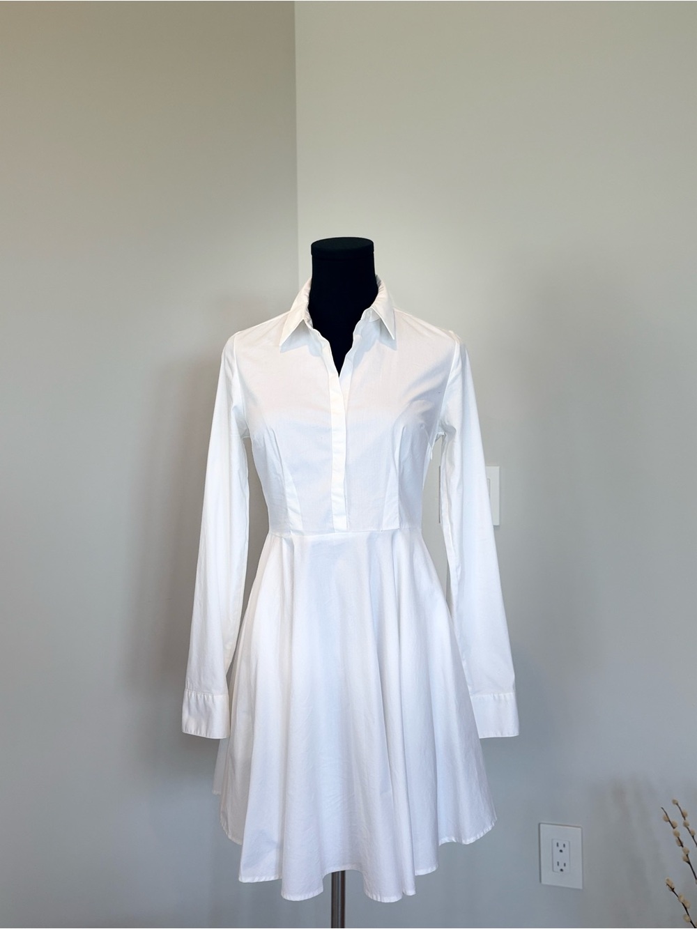 Express White Shirt Dress | Size 4